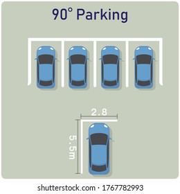 16 90 degree angle parking Images, Stock Photos & Vectors | Shutterstock