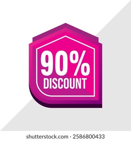 90% Discount Banner - Last Chance Sale Deal