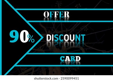 90% discount card 90% discount voucher discount shopping voucher card