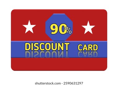 90% discount card 90% discount voucher 90% discount shopping card