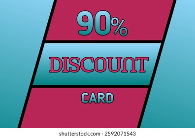 90% discount card 90% discount voucher 90% discount shopping card