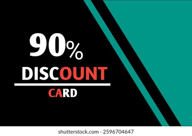 90% discount card 90% discount voucher discount shopping card