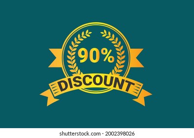 90 % discount new offer logo design