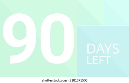 90 numbers  counting day left