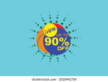 90% off new offer logo design