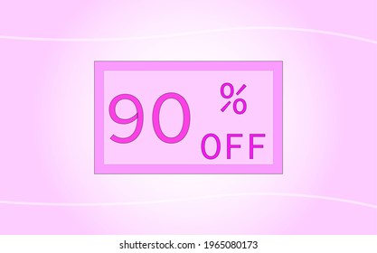 90 percent discount pink squares mothers day for offers and promotions