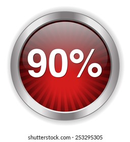90 percent icon
