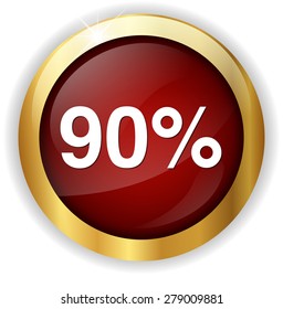 90 percent icon