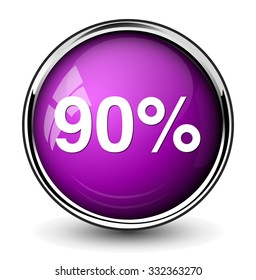 90 percent icon