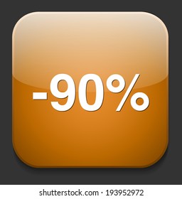 90 percent off