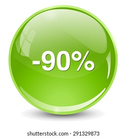 90 percent off