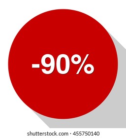 90 percent off