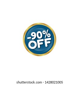 -90 percent OFF special offer - glossy button