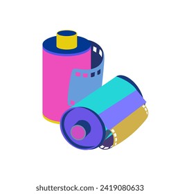 Colores brillantes de rollo de cámara de 90 estilos