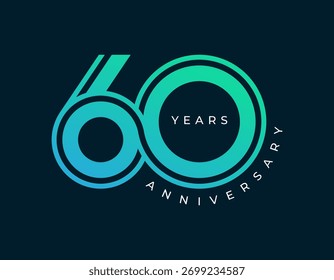 Ilustração vetorial do projeto do aniversário de 90 anos. Modelo de design de logotipo exclusivo de 90 anos. Em cores modernas