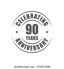 90 Years Celebrating Anniversary Logo