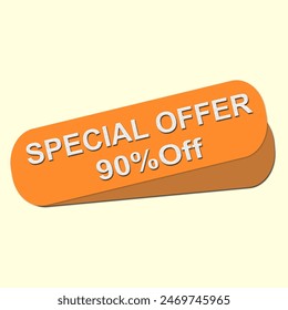 90%off big sale offer shopping banner