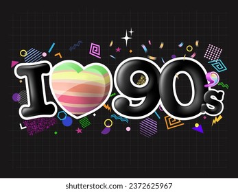 90's backgrounds and patterns Contains retro geometric graphics.
Banner templates, posters, party invitations. Illustrat3 vector file.