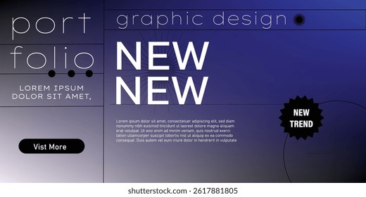 90s brutalism noisy fluid gradient aesthetic background template for design, portfolio, web, poster	
