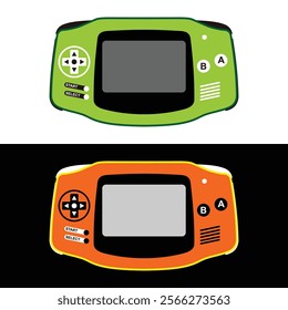 90s consol game retro concept