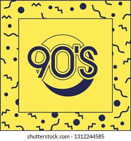 90s decade label retro