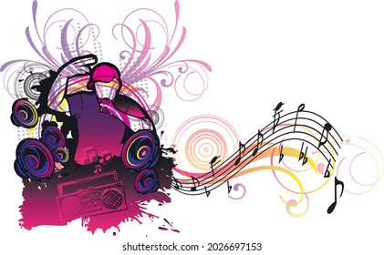 90s DJ street art graffiti 