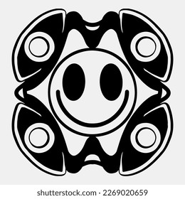 90s Inferno. An Elegant Vector and Element Collection Inspired by Y2K Fire Trends
