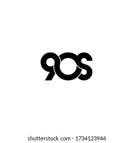 Diseño original del logotipo de monograma de 90 letras