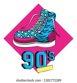 90s lips retro cartoons