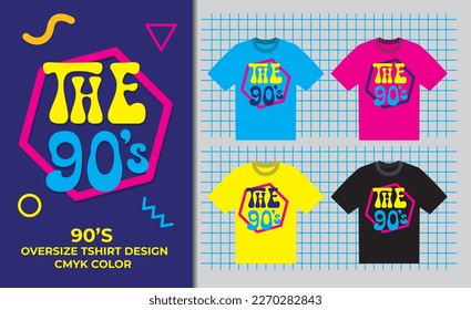 90s Logo Vector EPS 10. Elements for Retro Design Concept.