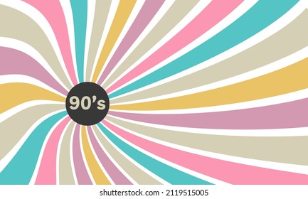 Retro de fondo de estilo memphis de los años 90