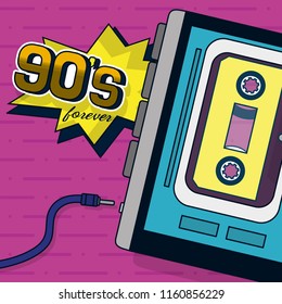 90s retro card design