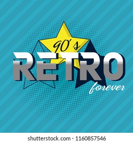 90s retro card design