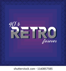 90s retro card design