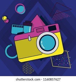 90s retro cartoon element