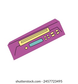 90s retro element or 80s for video, or y2k element, retro style. Can use for stickers, banner, greeting card.