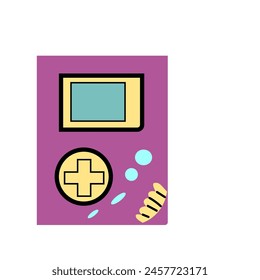 90s retro element or 80s, or y2k element, retro style. Can use for stickers, banner, greeting card.