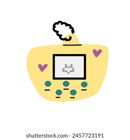 90s retro element or 80s, or y2k element, retro style. Can use for stickers, banner, greeting card.