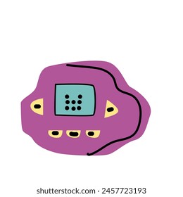 90s retro element or 80s, or y2k element, retro style. Can use for stickers, banner, greeting card.