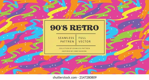 Fondo De Formas Retro De Resumen Sin Maravillas De Los Años 90