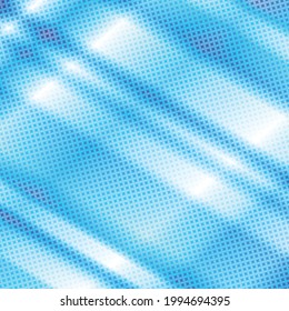 90-s style. Creative illustration in halftone style with pink and blue gradient. Abstract colorful geometric background.  Pattern for wallpaper, web page, textures.