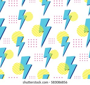 90's Style Seamless Pattern