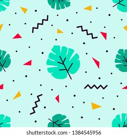 90's SUMMER SEAMLESS PATTERN DESIGN