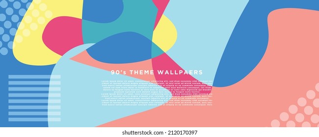 90s Theme Wallpaper.90s Nostalgia Theme Fluid Background