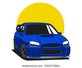 90s vehicle image vector design idea