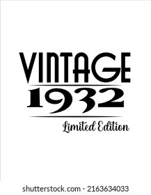 90th Birthday Vintage Legends Born In June 1932 90 Years Old