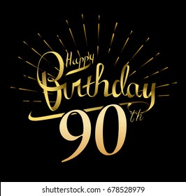 Royalty Free 90th Birthday Stock Images Photos Vectors