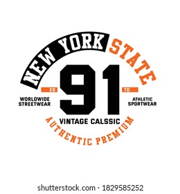 91 new york state worldwide streetwear athletic sportwear