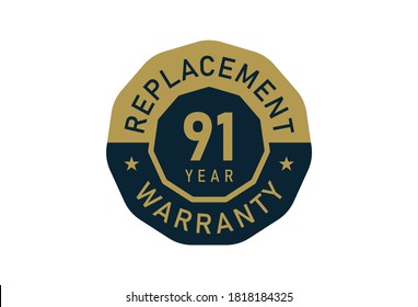 91 year replacement warranty, Replacement warranty images