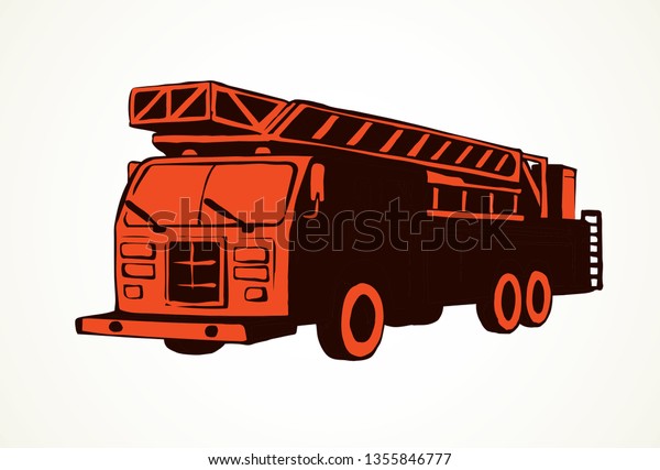 911 aid diesel drive van squad on white road\
backdrop. Freehand outline black ink hand drawn big lorry siren\
gear emblem logo sketchy in modern art scribble cartoon style pen\
on paper space for text